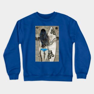 Hibiscus bay Crewneck Sweatshirt